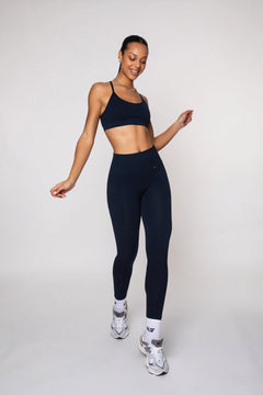 Flow Naisten Leggingsit Navy Sininen