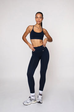 Flow Naisten Leggingsit Navy Sininen