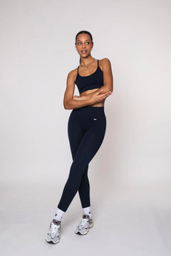 Flow Naisten Leggingsit Navy Sininen