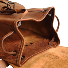 Leather Backpack Mod 103 Heritage Brown