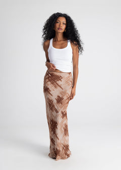 Perla Twisted Front Top Earth