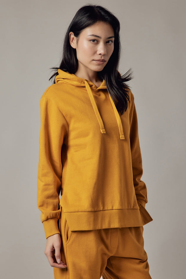 Women's Hoodie With Side Slits