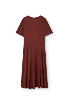 Helen TENCEL™ Wrap Dress in Red
