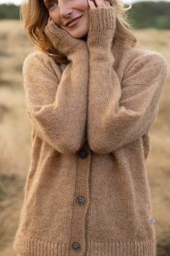 Melody Mohair Cardigan Beige