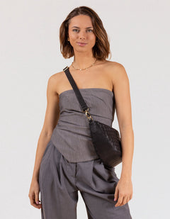 Leo Laukku Woven Black