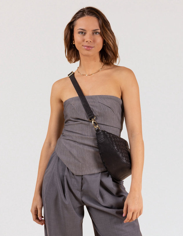 Leo Laukku Woven Black