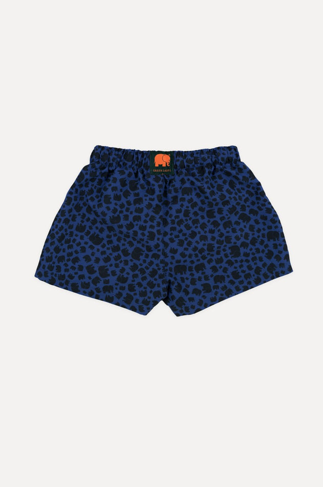 Manada Tonal Kids Swim Trunks Navy Blue