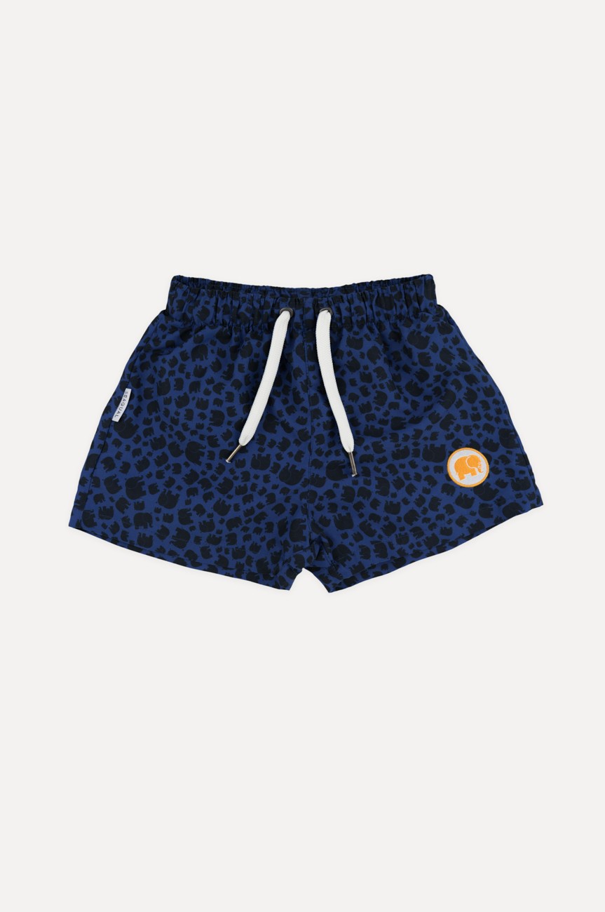 Manada Tonal Kids Swim Trunks Navy Blue