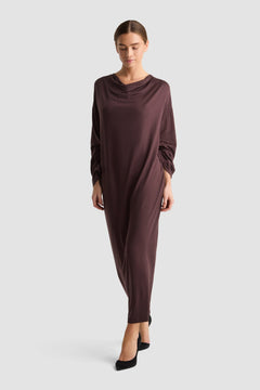 Gini Dress Auburn Brown