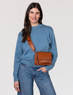 Harper Mini Laukku Cognac
