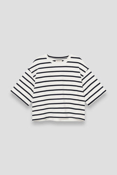 Tibi T-Shirt Striped White