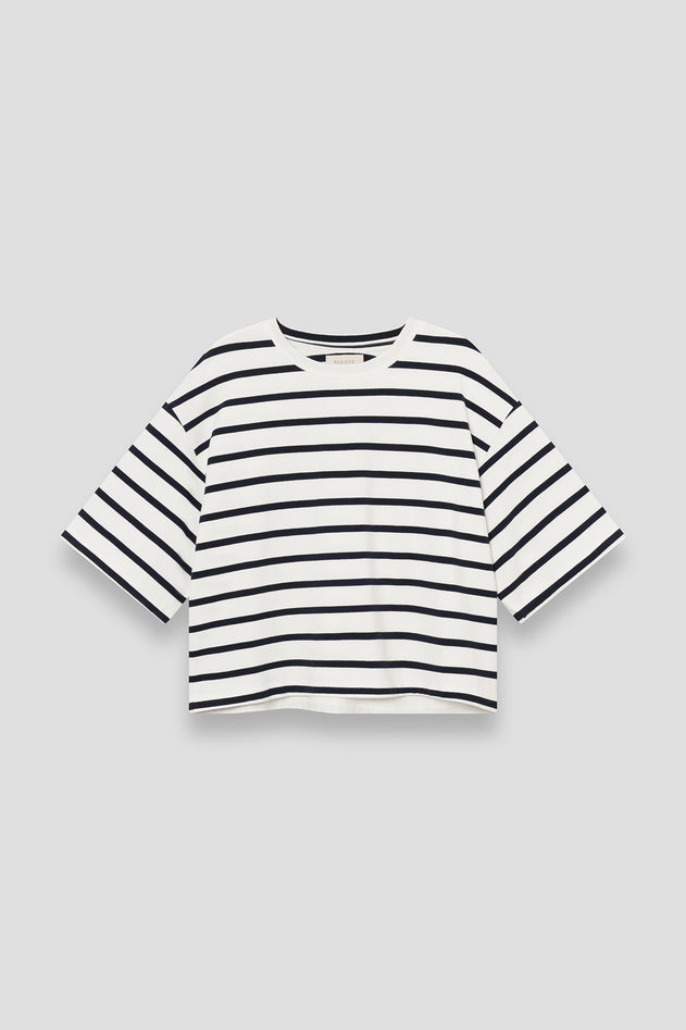 Tibi T-Shirt Striped White