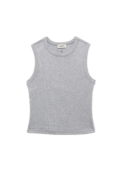 Kurt High-Neck Tank Top Grey