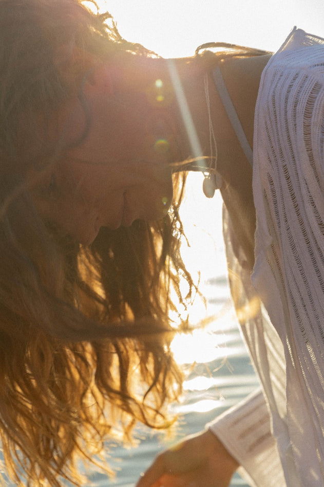 Sole Linen Cardigan White