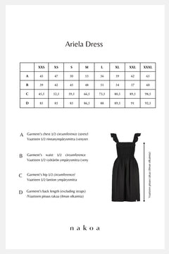 Ariela Linen Dress Black