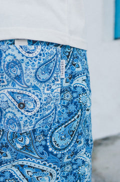 Breeze Paisley Swim Shorts Blue
