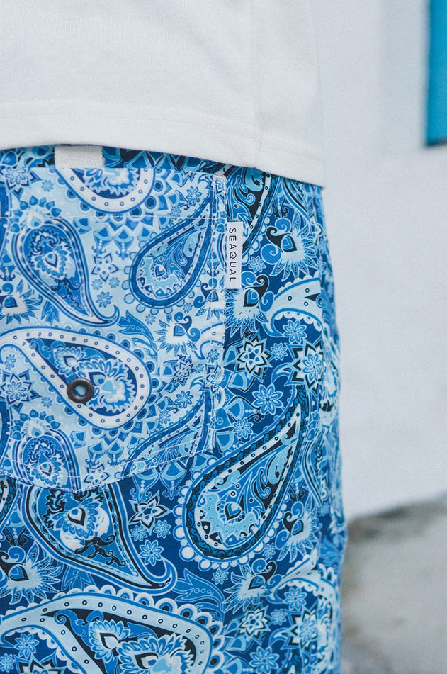 Breeze Paisley SEAQUAL®YARN Swim Trunks