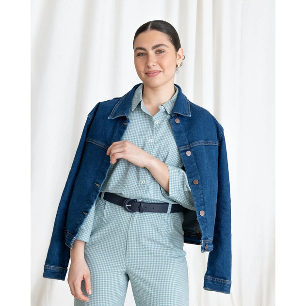 Vichy Shirt Aquamarine