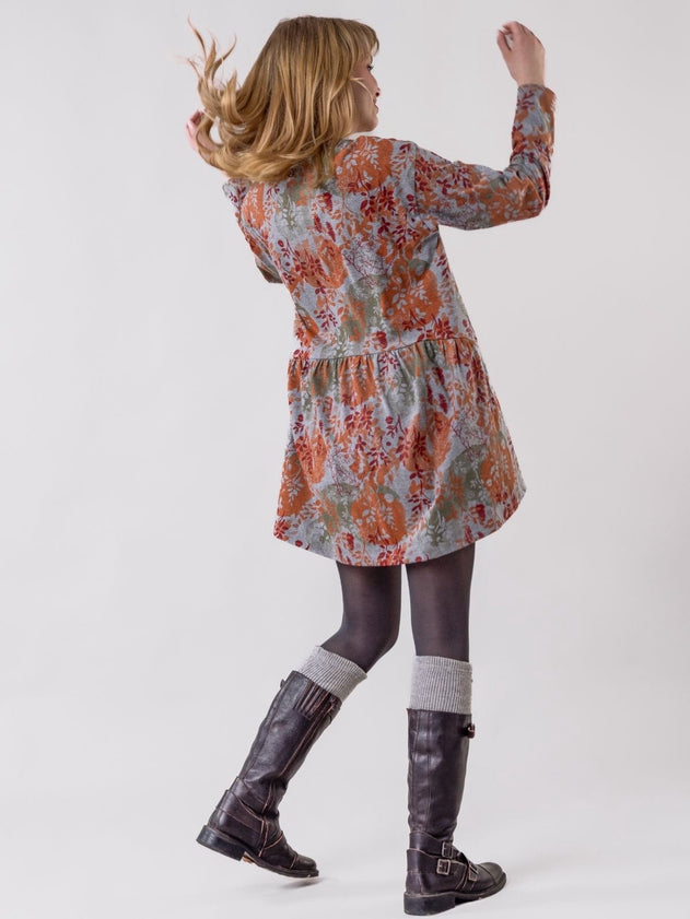 Sinervä Tunic Rust-Grey Melange