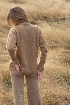 Melody Mohair Cardigan Beige