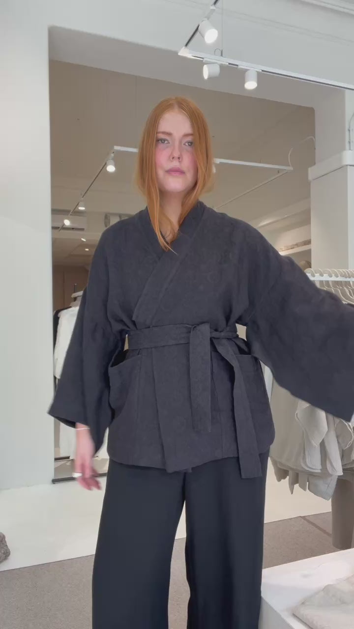 Örö Kimono Jacket Raven Black