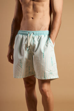 Trendsplant X Antonyo Marest Hotel Del Sol Seaqual®Yarn Swim Short Foam White