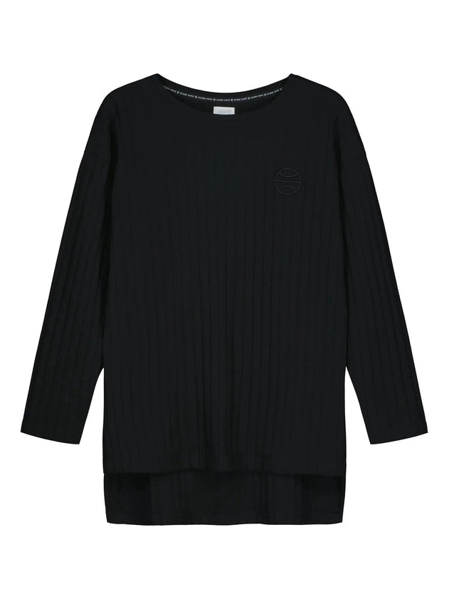 Olos Ribb Shirt Black