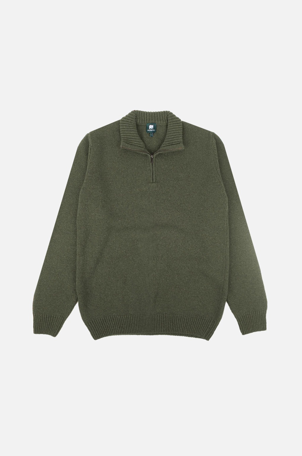 Bernia Quarter Zip Knit Sage