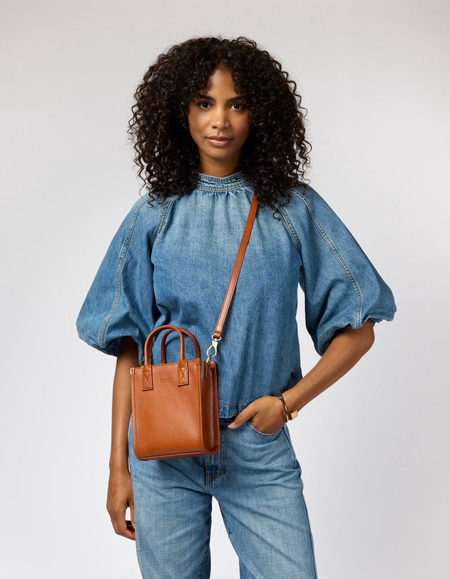 Jackie Mini Laukku Cognac