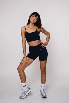 Short Bliss Push-Up Biker Shorts Navy