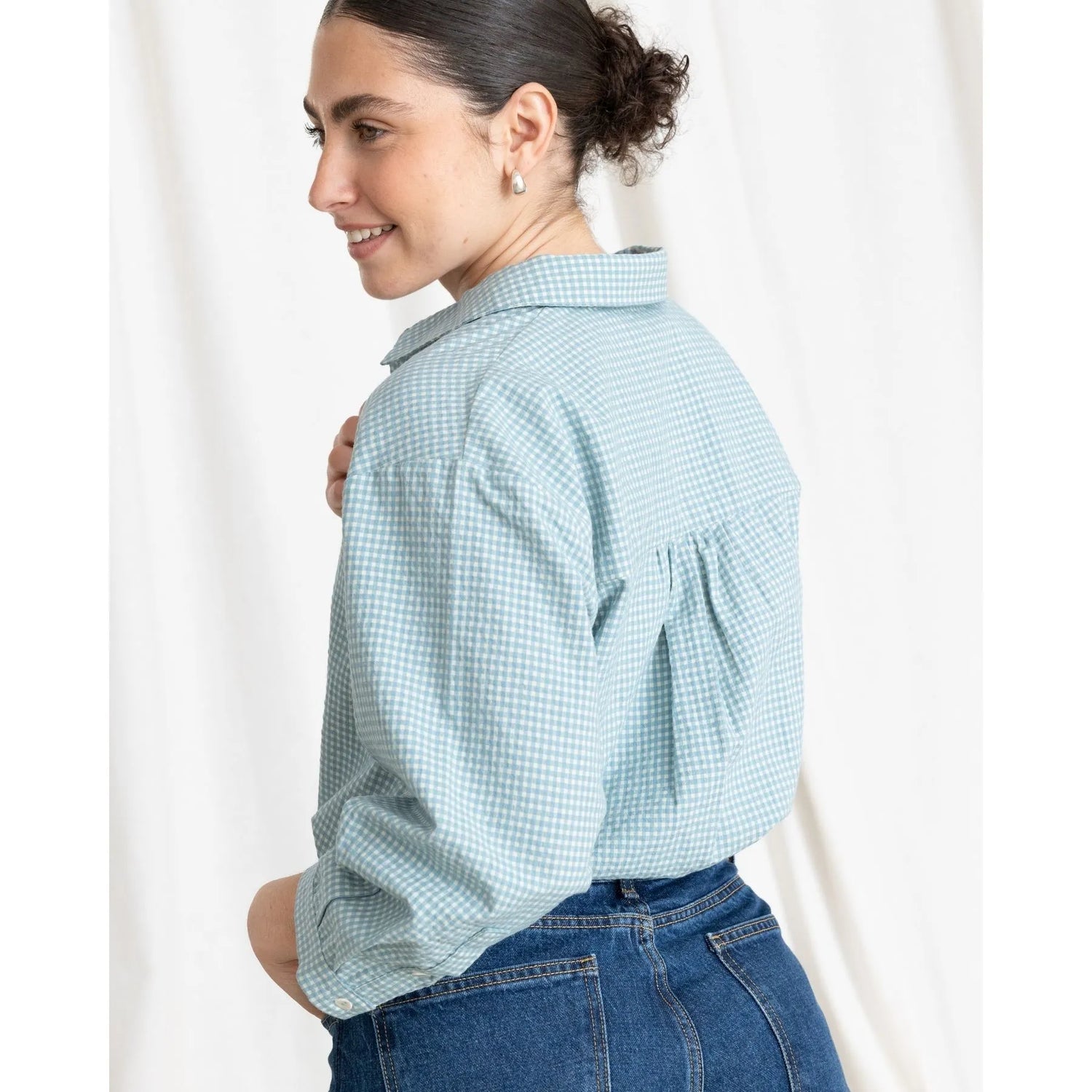Vichy Shirt Aquamarine