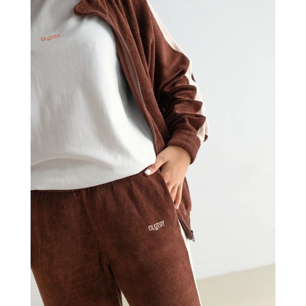 Ohne x Clotsy Unisex Sweatpants Brown