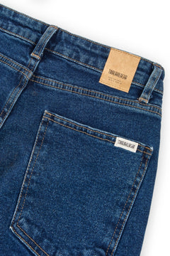 Gueda Momfit Denim Trousers Vintage Blue