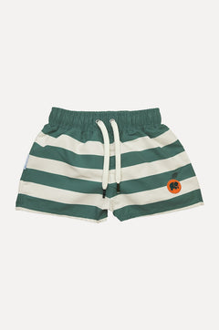 Kids' Owari Swim Shorts Striped Green