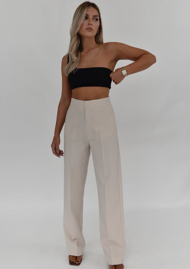 One Shoulder Ribbed Top Black