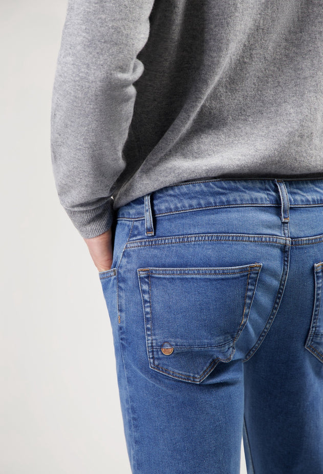 Carry Mid Straight Jeans Stone Vintage