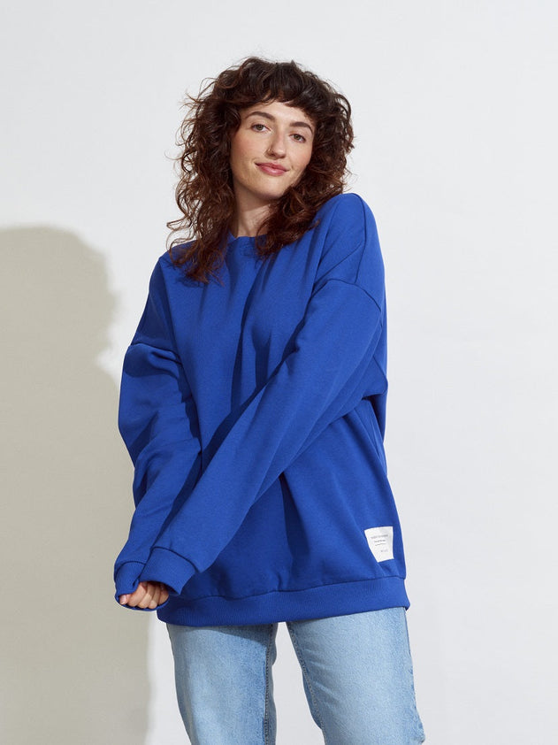 Superpower Oversize Sweatshirt Sodalite Blue