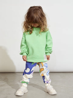 Kids' Superpower Sweatshirt Summer Green