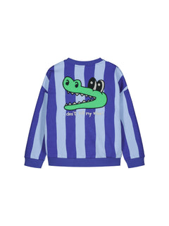 Kids' Ripple Bomber Croco Jacket Blue Striped