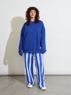 Ripple Sweatpants Blue Striped