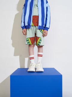 Kids' Ripple Bomber Croco Jacket Blue Striped