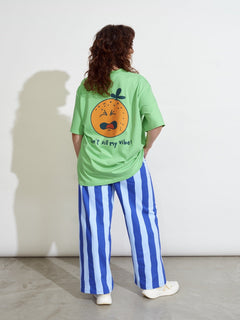 Ripple Sweatpants Blue Striped