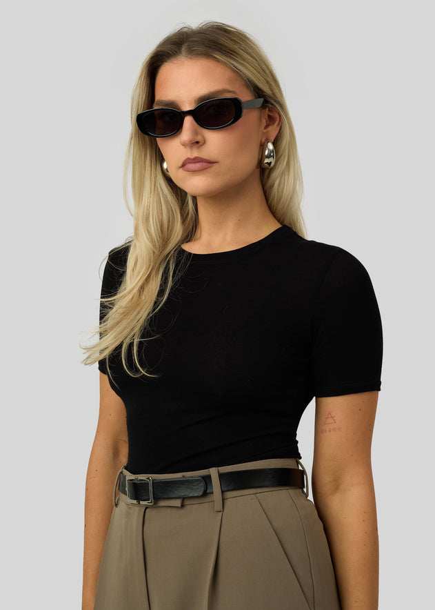 90’s Fitted T-Shirt Black