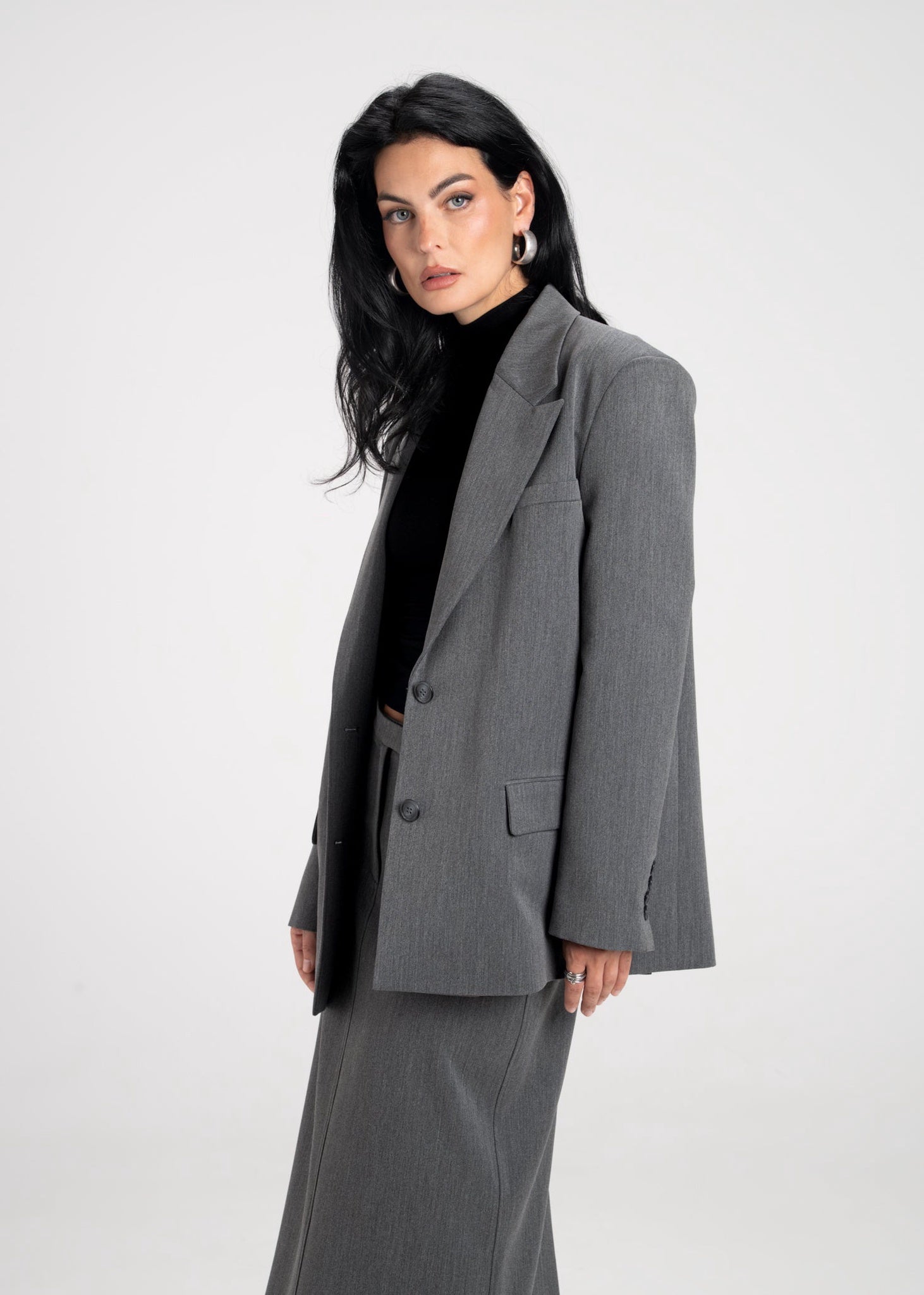 Keanu Tailored Blazer Grey