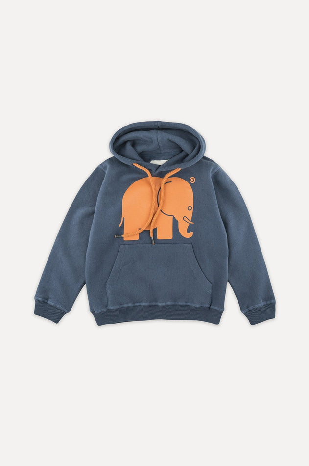 Kids' Organic Classic Hoodie Trendsplant Blue