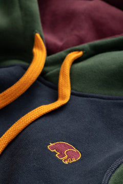 Kids' Color Block Hoodie Trendsplant Blue