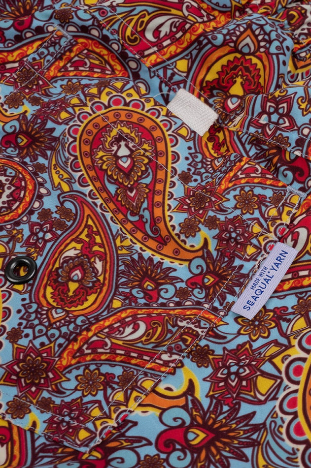 Caribbean Paisley SEAQUAL®YARN Swim Trunks
