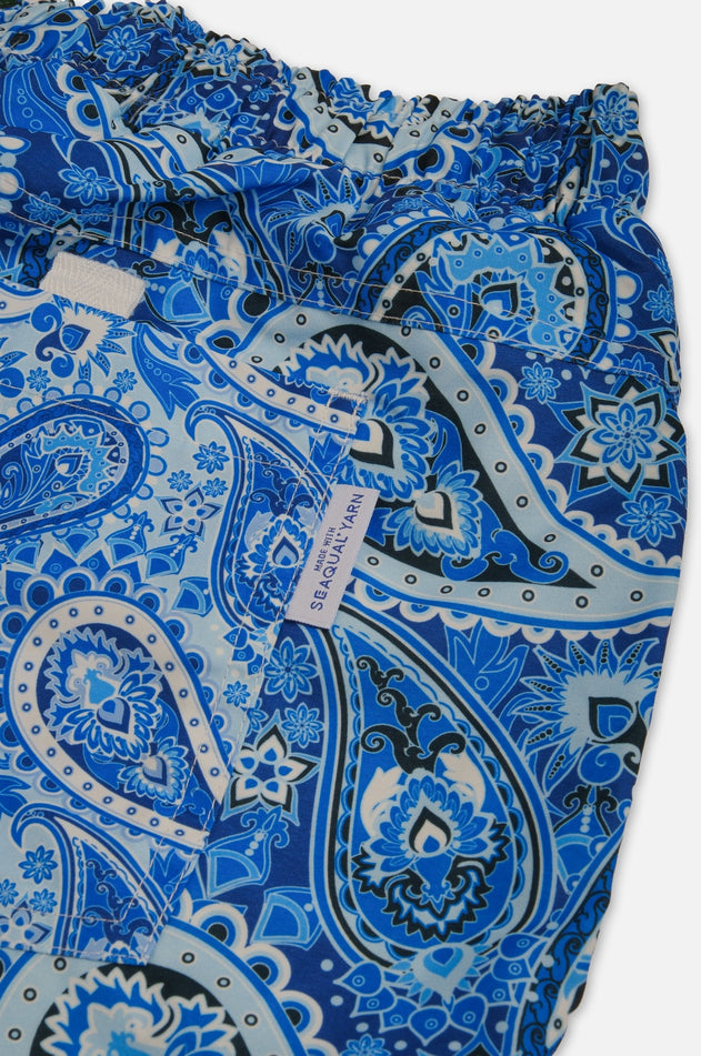 Breeze Paisley SEAQUAL®YARN Swim Trunks