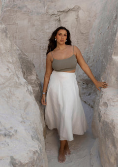 Aruba Backless Top Green