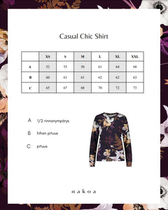 Casual Chic Print Shirt Secret Lily